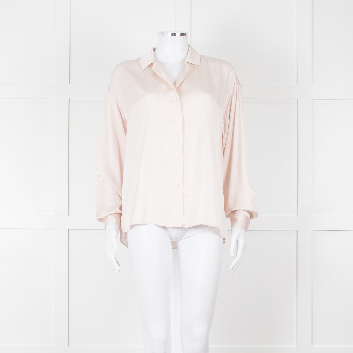 Iris & Ink Pale Blush Pyjama Style Blouse