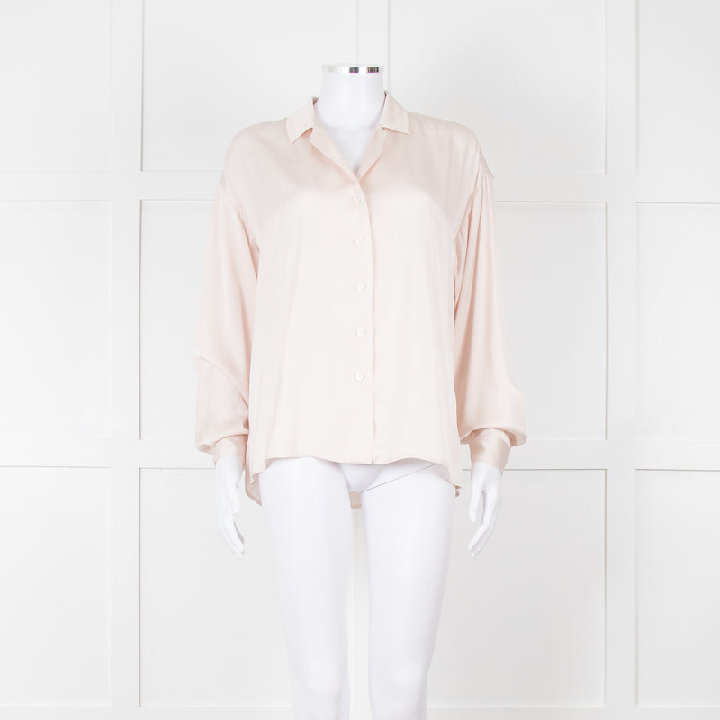 Iris & Ink Pale Blush Pyjama Style Blouse