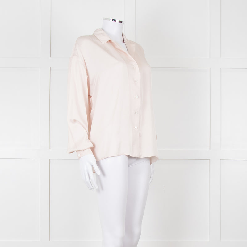 Iris & Ink Pale Blush Pyjama Style Blouse