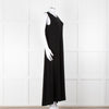 Norma Kamali Black Sleeveless Stretch Maxi Dress