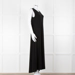Norma Kamali Black Sleeveless Stretch Maxi Dress