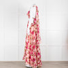 Anne Louise Boutique Pink Floral Backless Maxi Dress