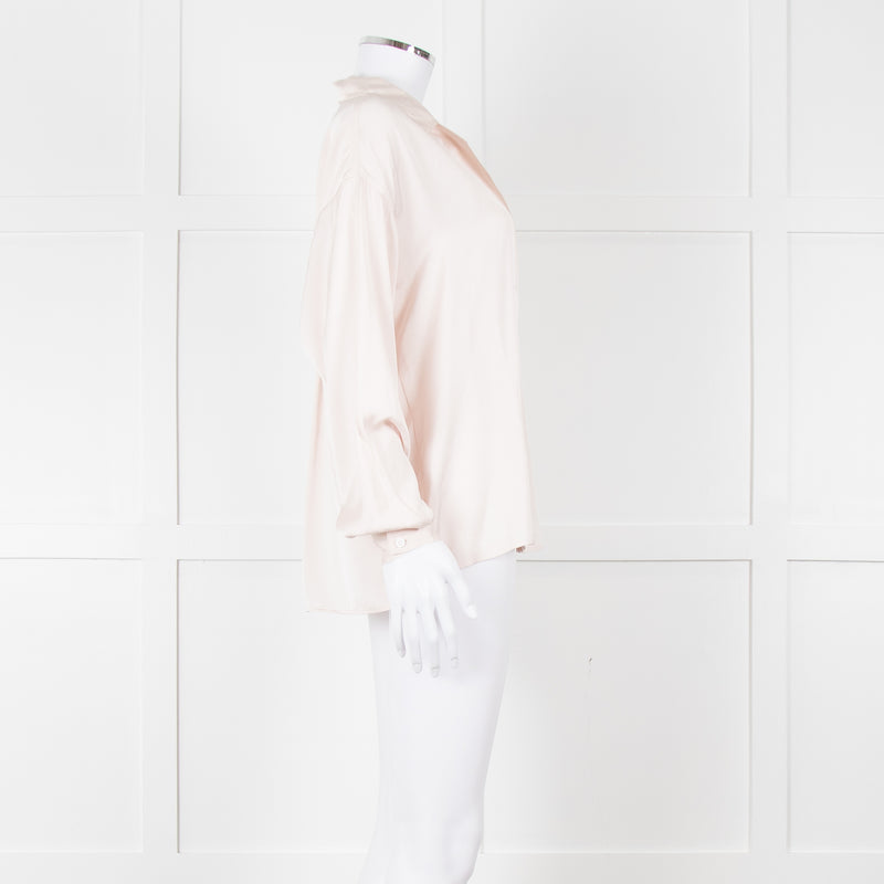 Iris & Ink Pale Blush Pyjama Style Blouse