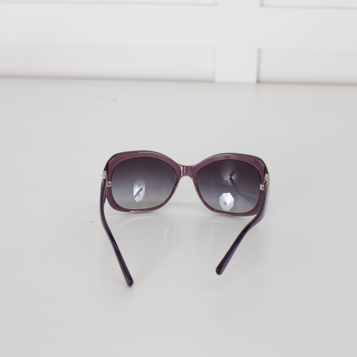 Bvlgari Purple Sunglasses with Crystal Details
