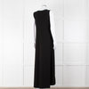 Norma Kamali Black Sleeveless Stretch Maxi Dress