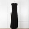 Norma Kamali Black Sleeveless Stretch Maxi Dress