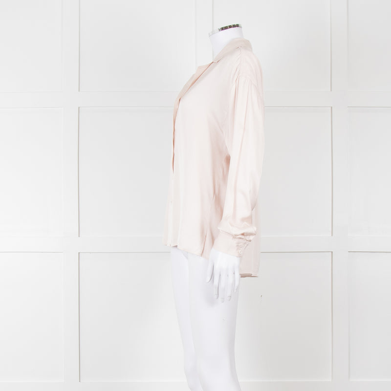 Iris & Ink Pale Blush Pyjama Style Blouse