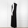 Norma Kamali Black Sleeveless Stretch Maxi Dress