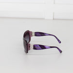 Bvlgari Purple Sunglasses with Crystal Details