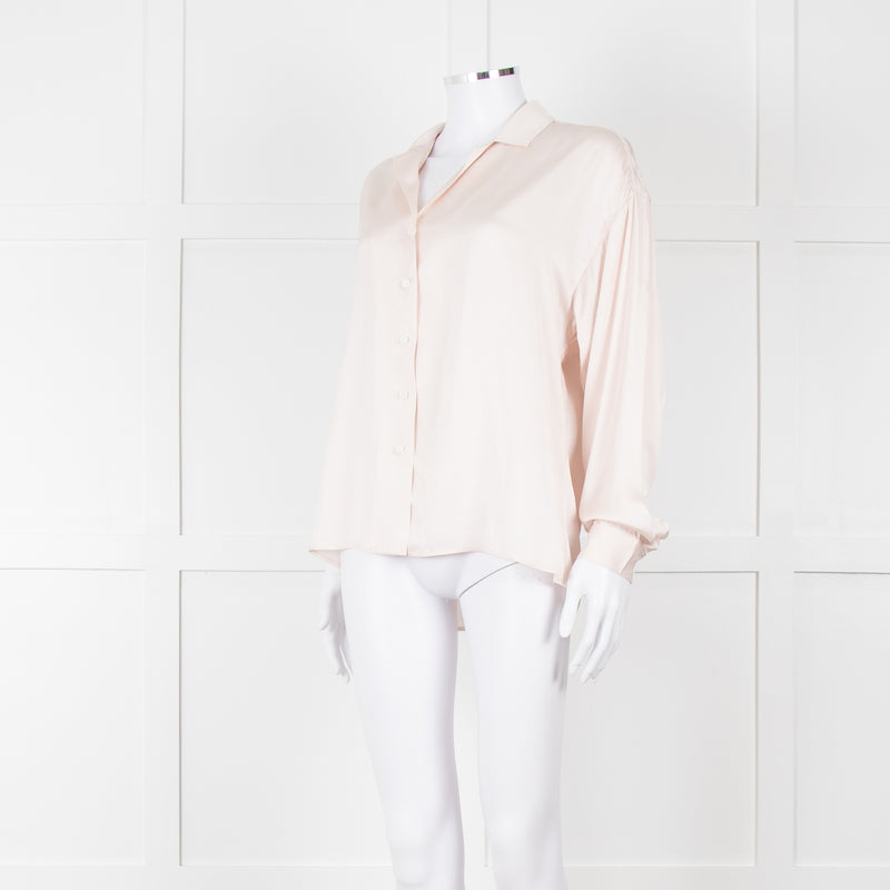 Iris & Ink Pale Blush Pyjama Style Blouse