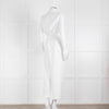 Bella Dahl White Cotton Sleeveless Jumpsuit