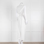 Bella Dahl White Cotton Sleeveless Jumpsuit