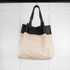 Bottega Veneta Eco-Friendly Cream & Black Tote