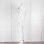 Bella Dahl White Cotton Sleeveless Jumpsuit
