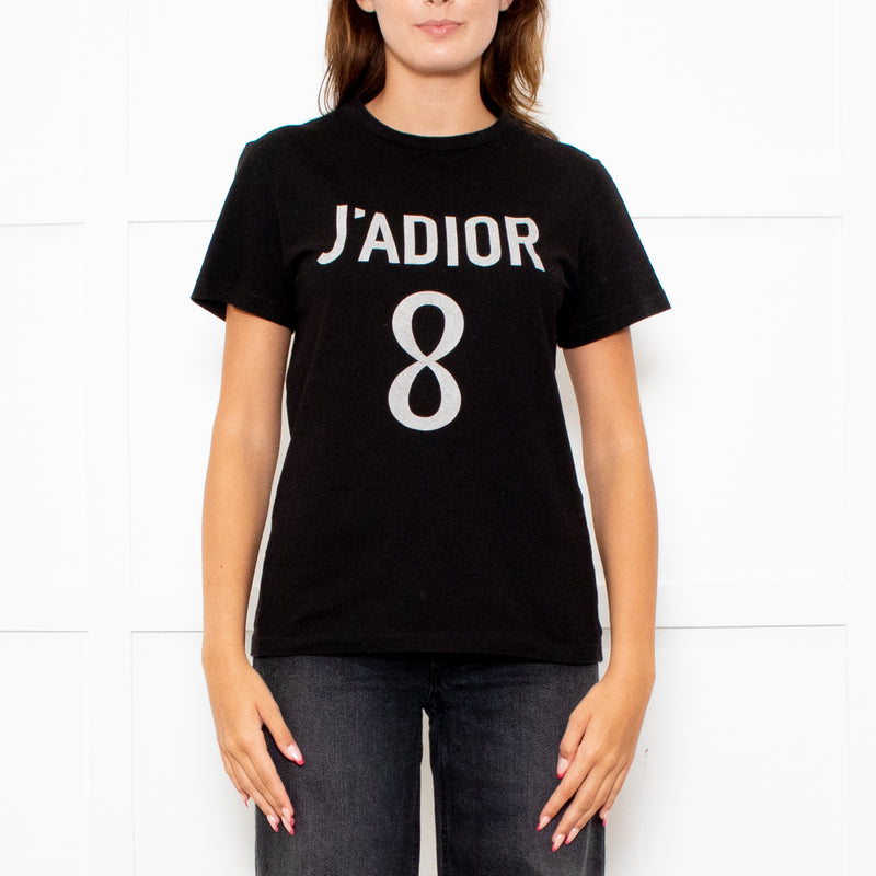 Christian Dior Black J'adior 8 T-shirt
