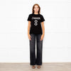 Christian Dior Black J'adior 8 T-shirt