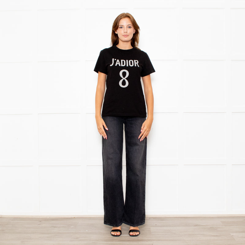 Christian Dior Black J'adior 8 T-shirt
