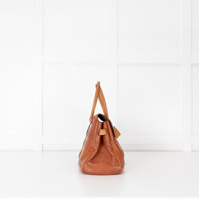 Mulberry Bayswater Two  Tone Tan Handbag