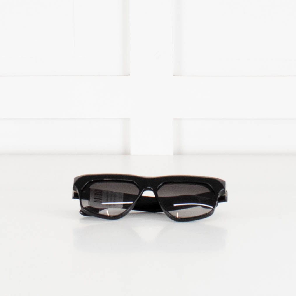 Victoria Beckham Black B Frame Sunglasses with Branded Arm