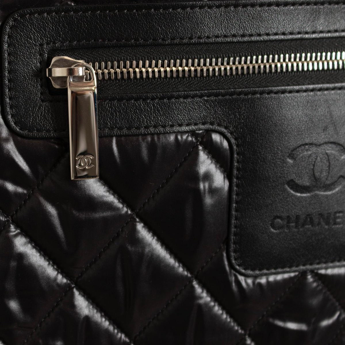 Chanel Black Quilted Coco Cocoon Nylon Backpack