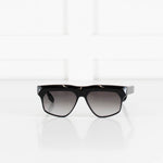 Victoria Beckham Black B Frame Sunglasses with Branded Arm