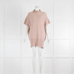 Pure Cashmere Pink Rollneck Tunic Top