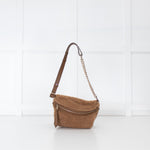 Max Mara Brown Teddy Banane Belt Bag