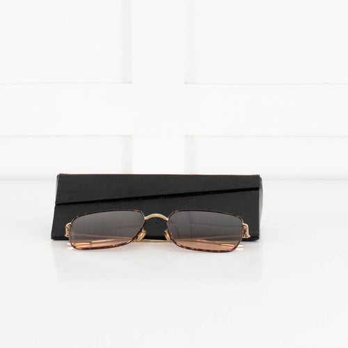 Christian Dior Tortoishell Square Sunglasses