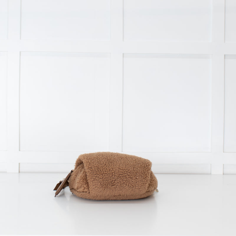 Max Mara Brown Teddy Banane Belt Bag