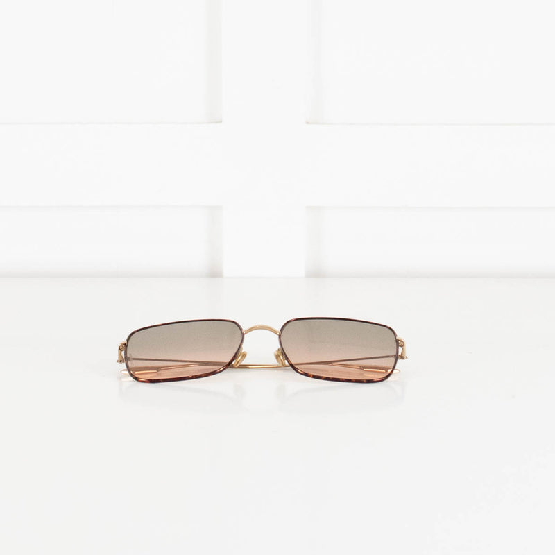 Christian Dior Tortoishell Square Sunglasses