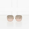 Christian Dior Tortoishell Square Sunglasses