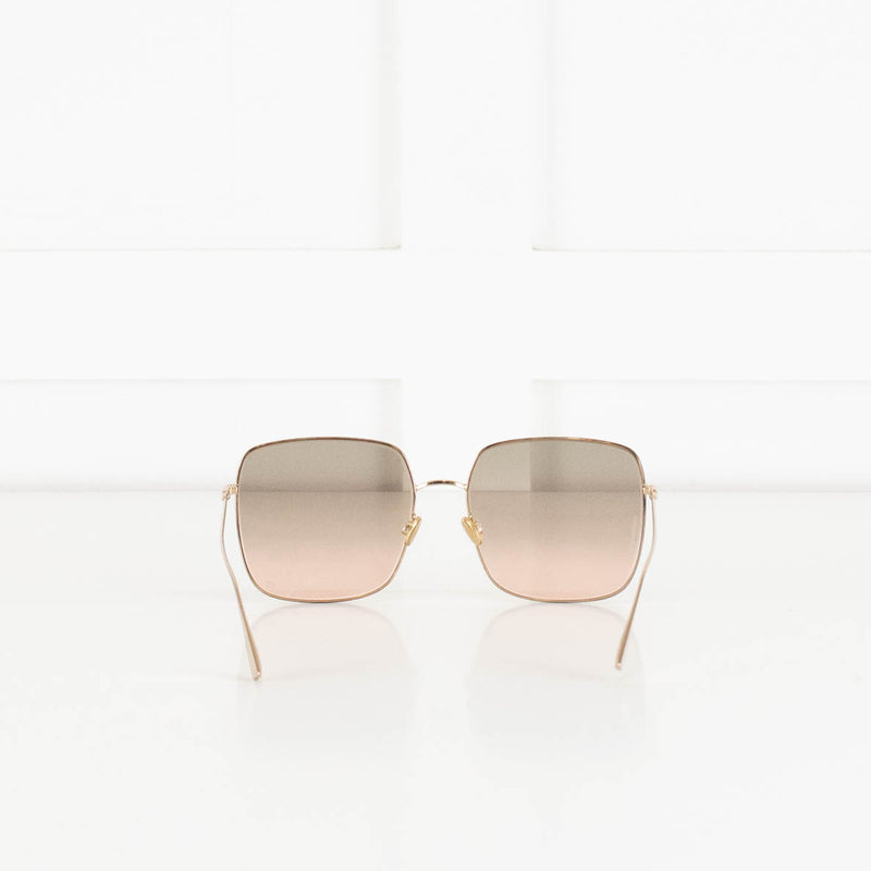 Christian Dior Tortoishell Square Sunglasses