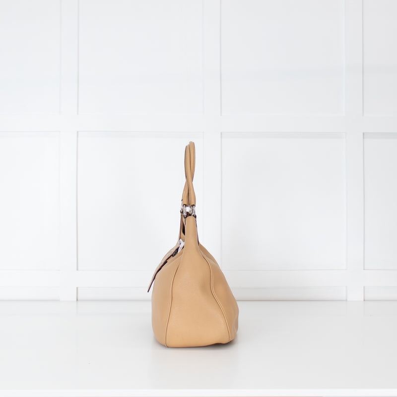 Prada Beige Large Vintage Moon Bag