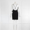 ba&sh Black Halter Neck Mini Dress