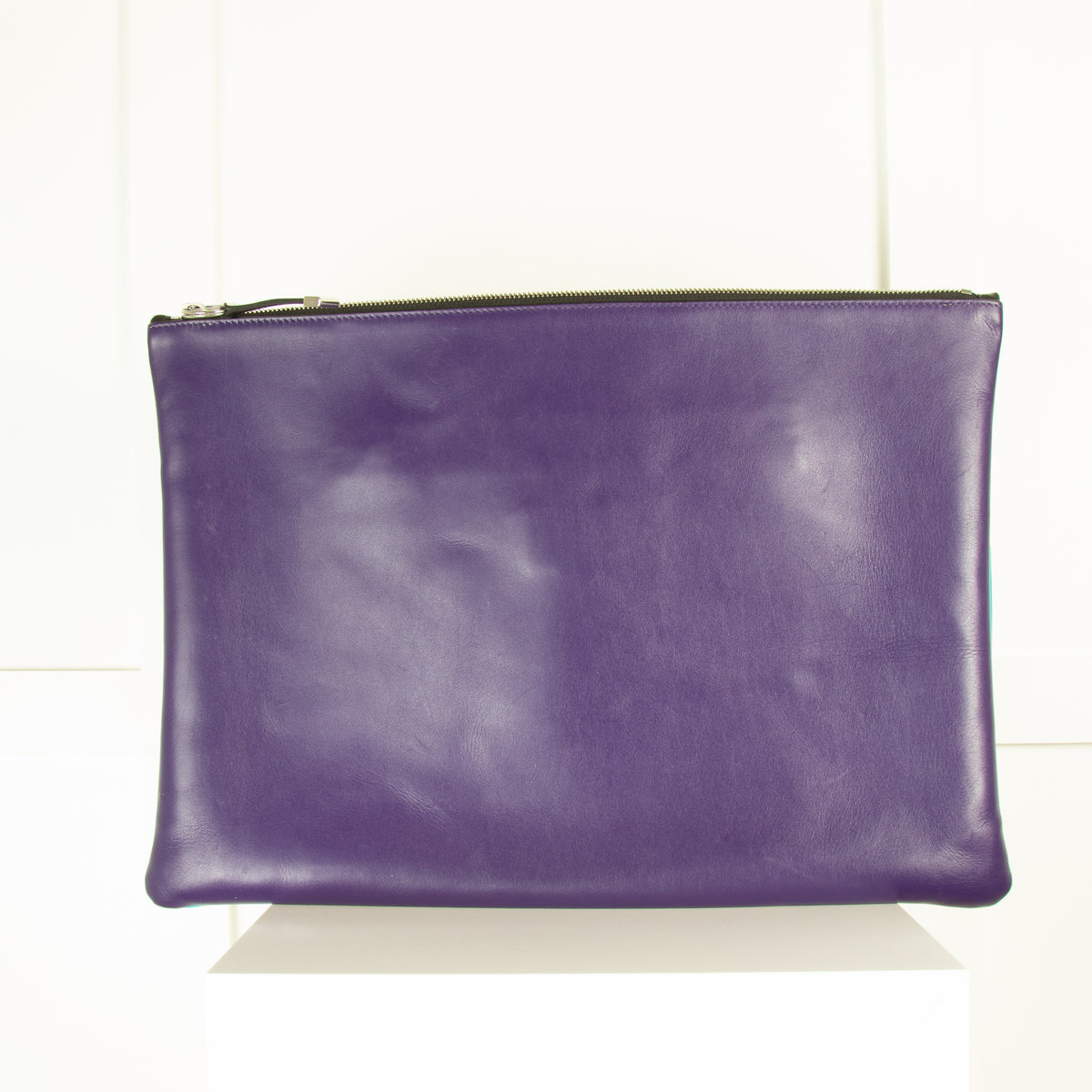 Etro Patterned Large Leather Clutch