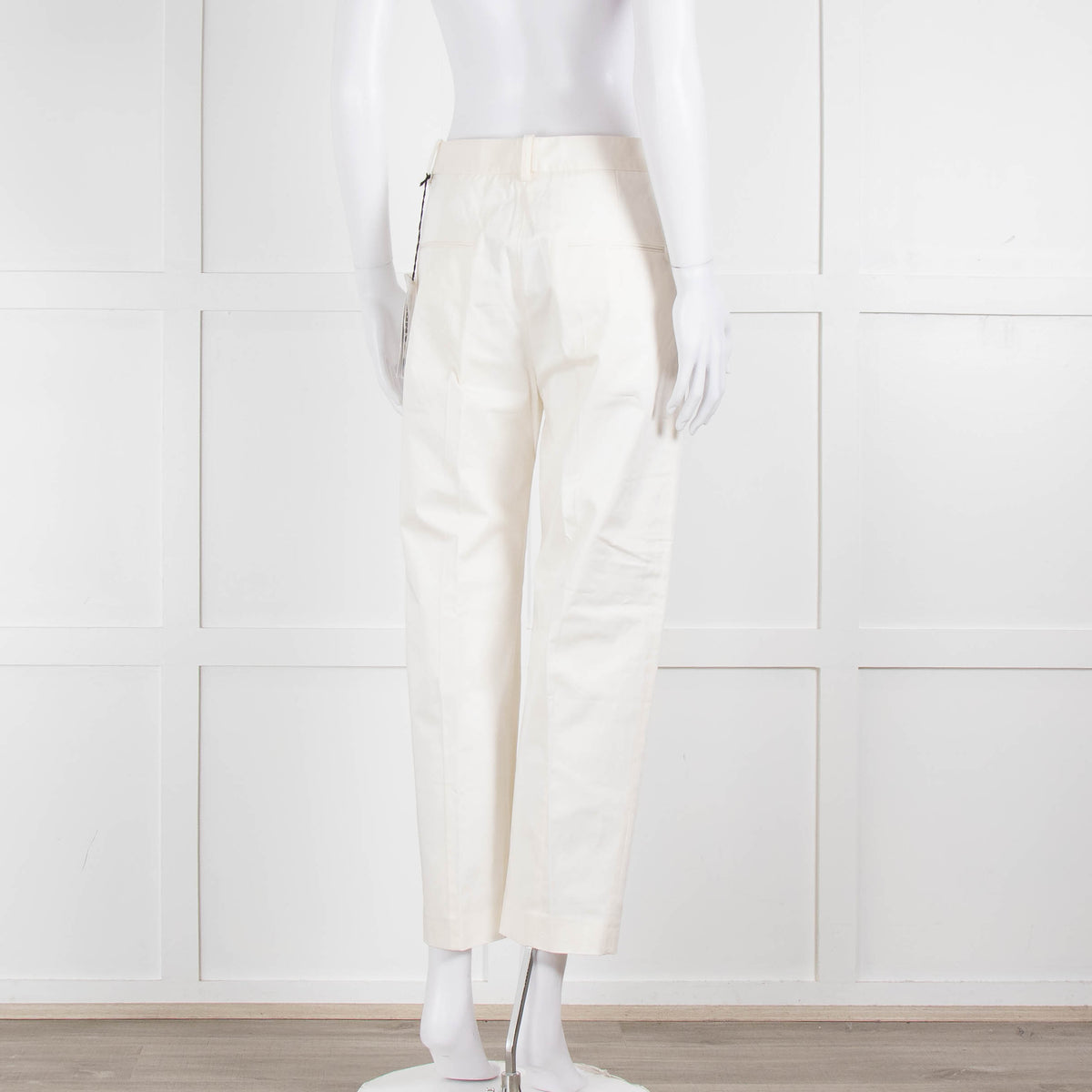 JIL SANDER White Tailored Trousers