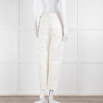 JIL SANDER White Tailored Trousers