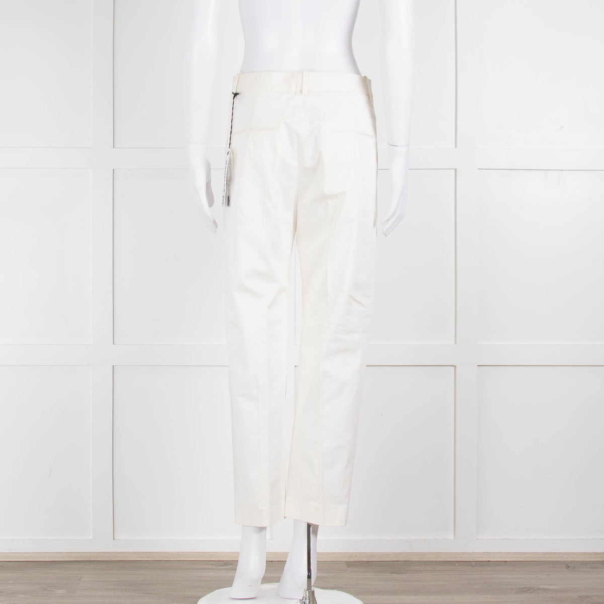 JIL SANDER White Tailored Trousers