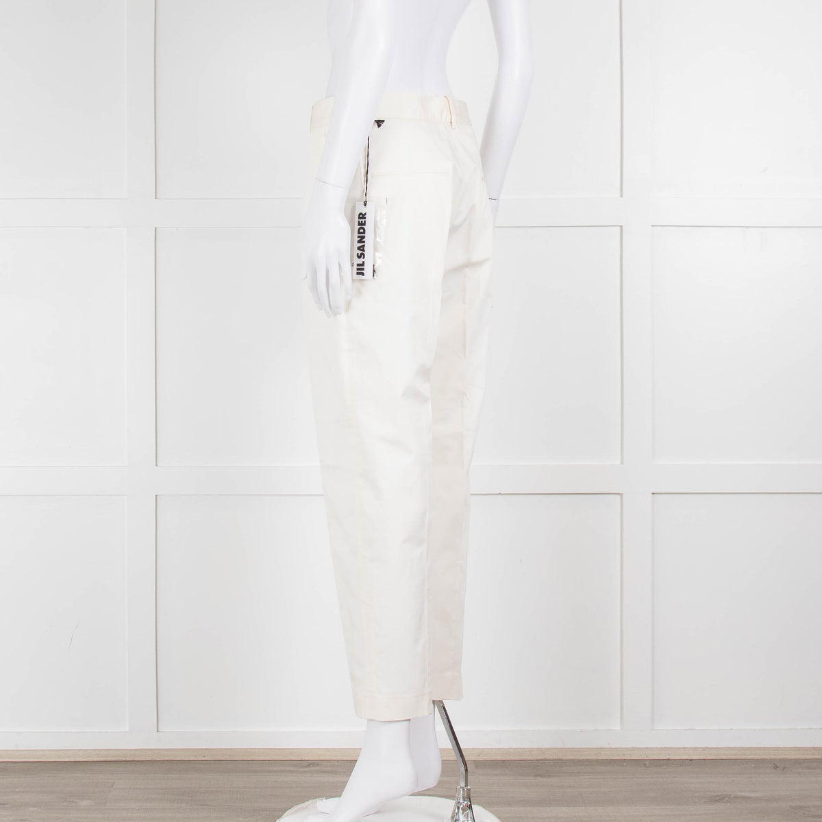 JIL SANDER White Tailored Trousers