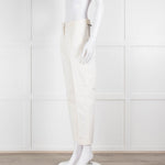 JIL SANDER White Tailored Trousers