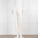 JIL SANDER White Tailored Trousers