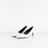 Khaite White Leather Celia Heeled Shoes