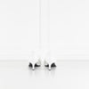 Khaite White Leather Celia Heeled Shoes