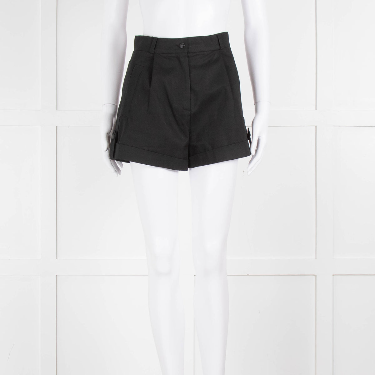 Paul & Joe Black Cotton Shorts