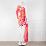 Nadine Merabi Pink Sequin Celina Mini Dress