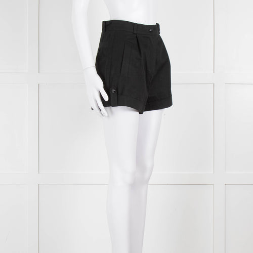 Paul & Joe Black Cotton Shorts