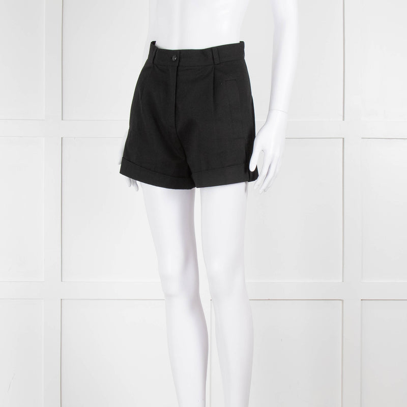 Paul & Joe Black Cotton Shorts