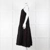 Seafolly Black Broderie Anglaise Tiered Strappy Midi Dress