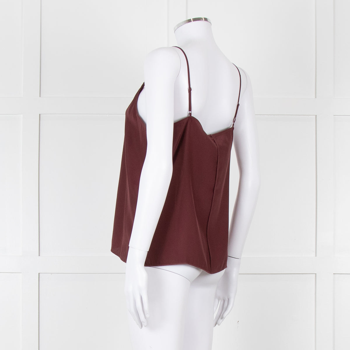 ATM Burgundy Silk Camisole
