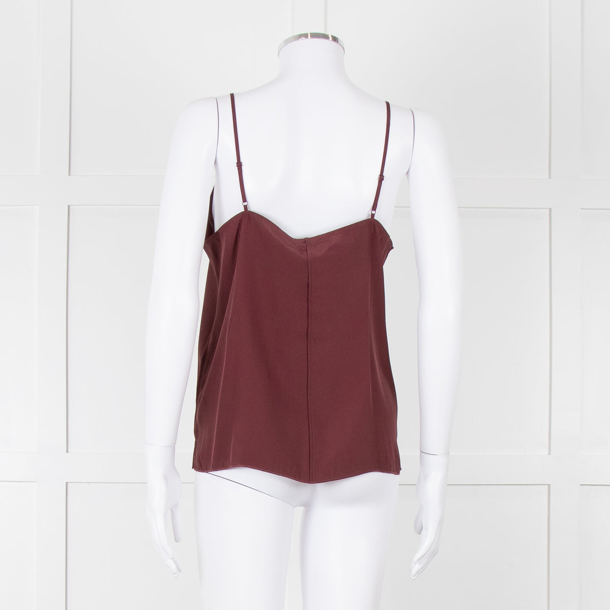 ATM Burgundy Silk Camisole